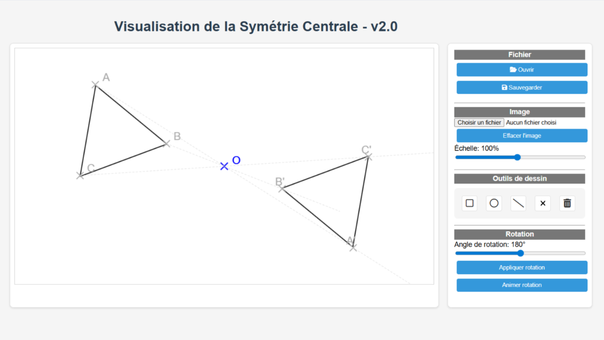Symétrie Centrale